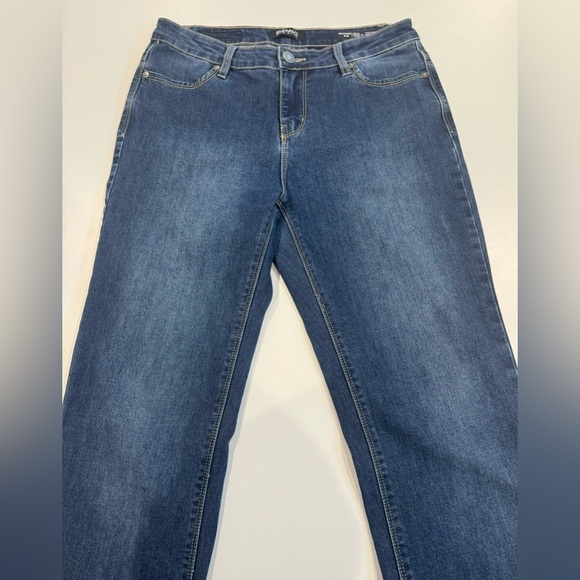 2/$20 Buffalo David Bitton Dark Blue Mid - Rise Straight leg stretch Jeans - Picture 2 of 7